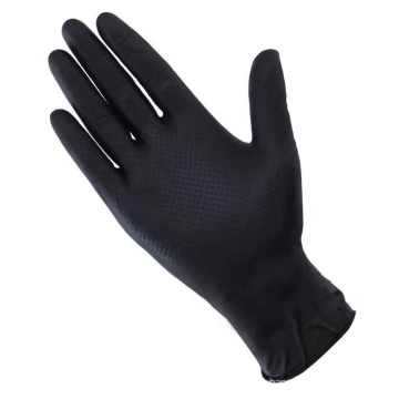 Guantes de nitrilo desechables guantes de nitrilo negro a granel